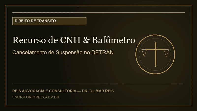 Multa de Bafômetro e Suspensão de CNH: Como Recorrer
